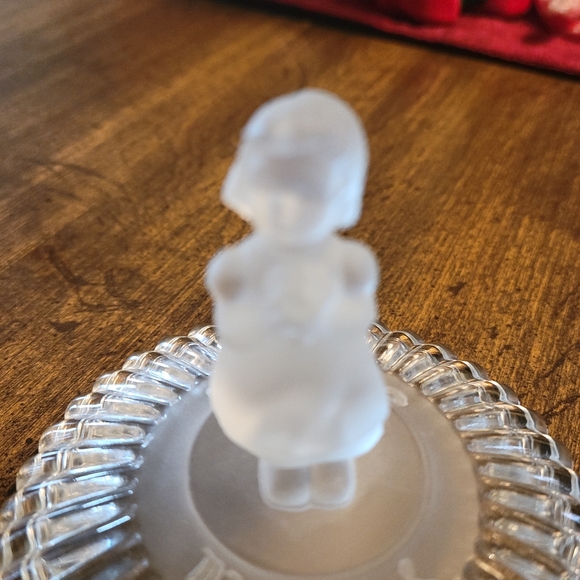 1993 MI HUMMEL CRYSTAL TRINKET DISH - Picture 3 of 8